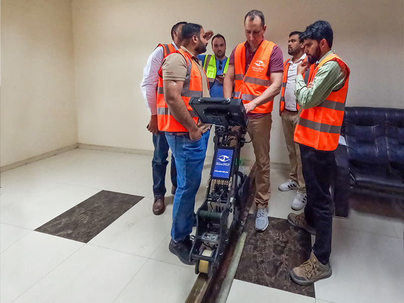 Praktische UDS2-77-Schulung auf einem Schienenabschnitt mit realen Defekten in Saudi-Arabien, 2025 – OKOndt GROUP