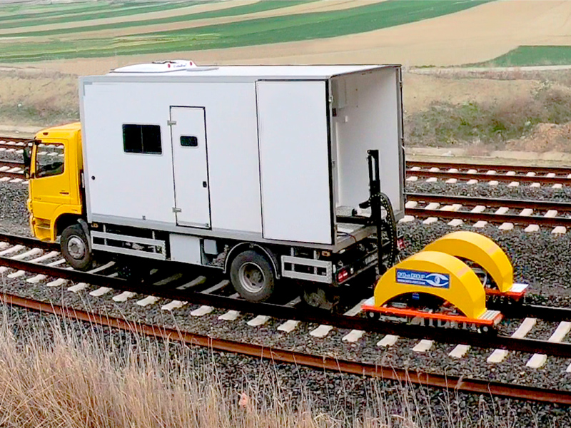 High-speed rail testing System OKOSCAN UT73HS